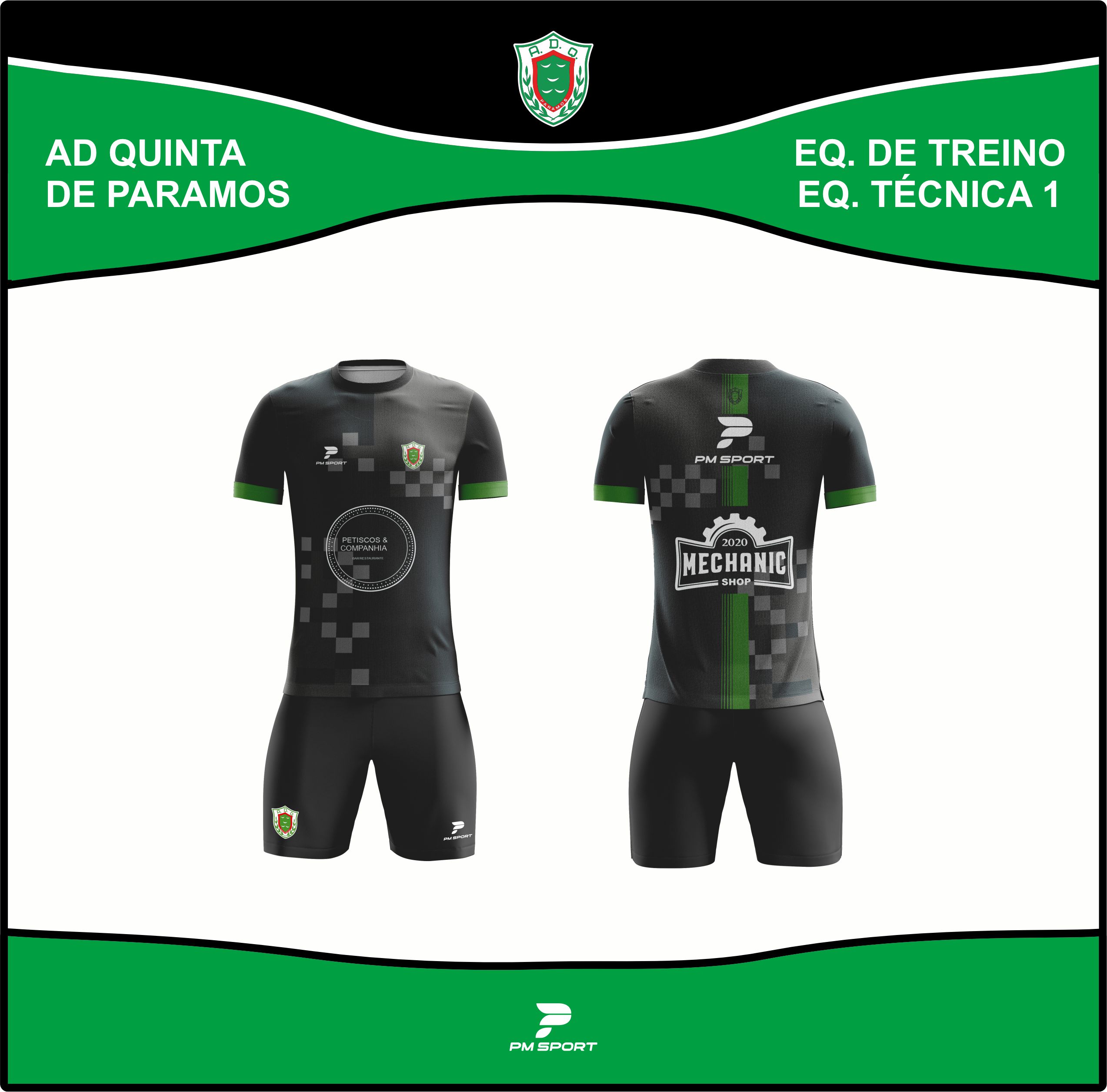 Kit Treino 1 Equipa Técnica